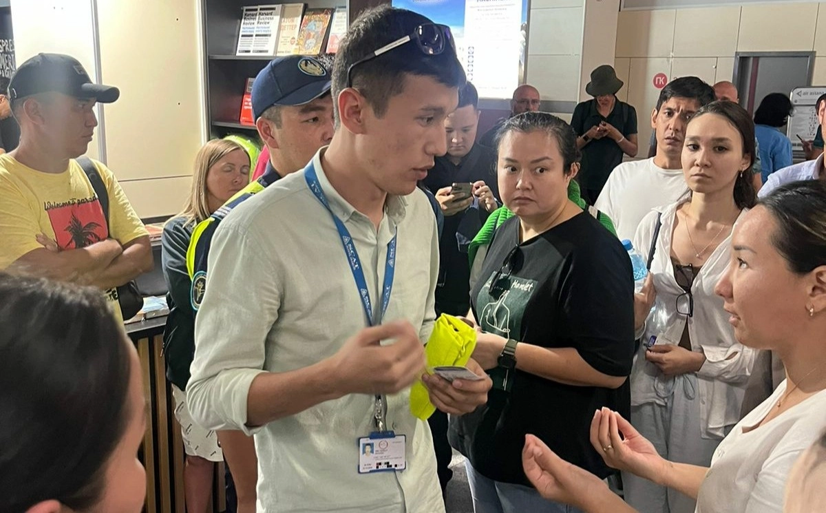 Фото предоставлено пассажирами рейса