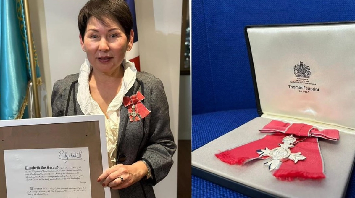 Фото: посольство Великобритании в Астане. Коллаж - NT