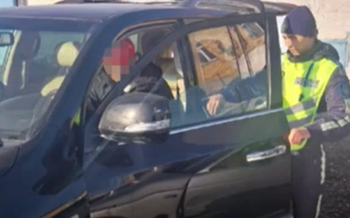 Кадр из видео/ Polisia.kz