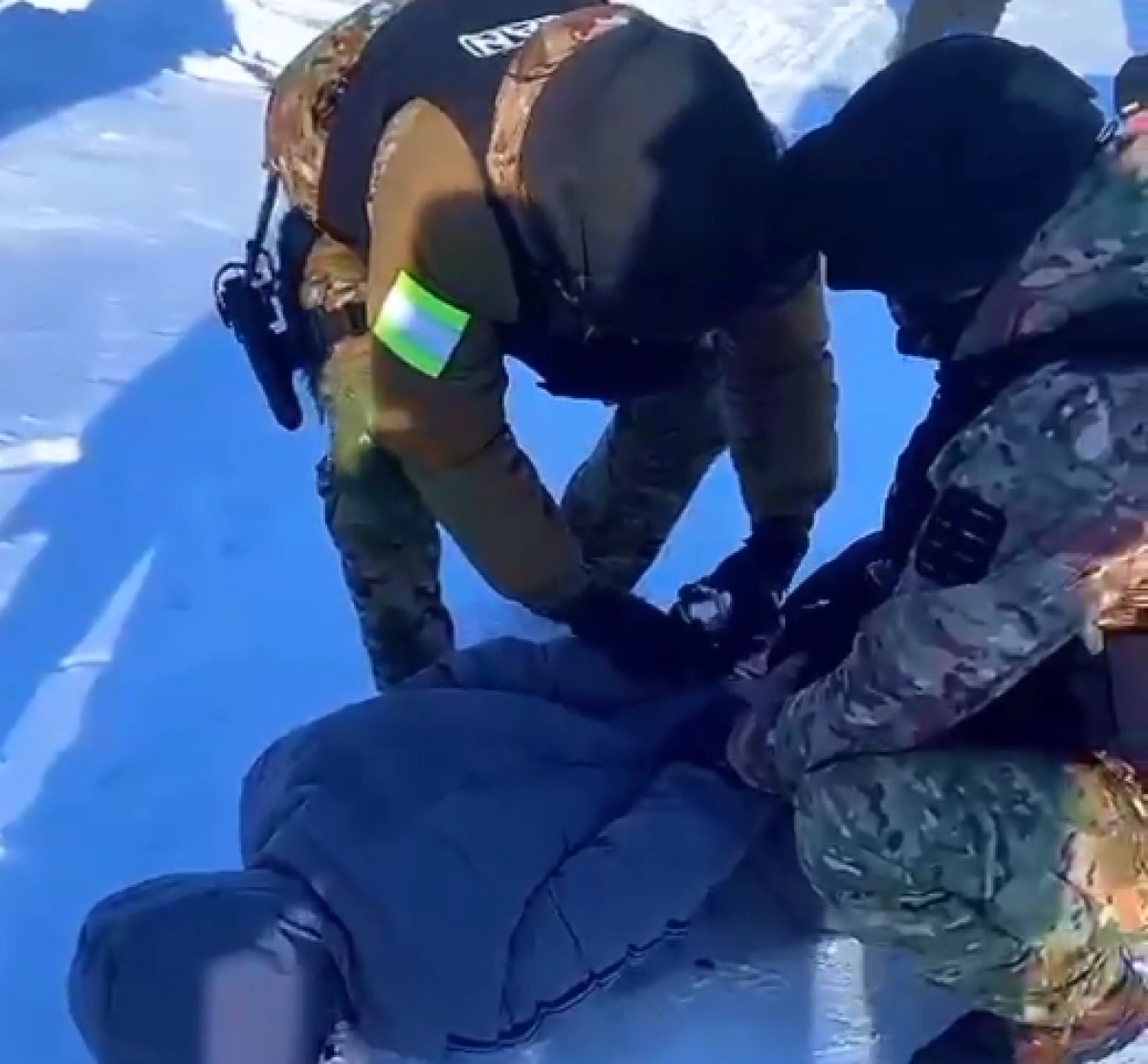 Кадр из видео/ Polisia.kz