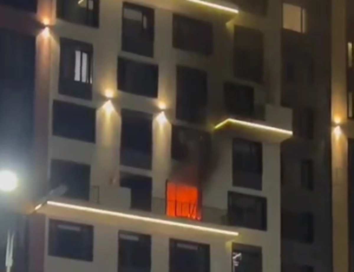 Кадр из видео очевидцев