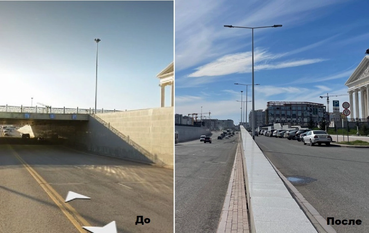 Коллаж NT. Фото: слева - Яндекс.карты, справа - ИА «NewTimes.kz»