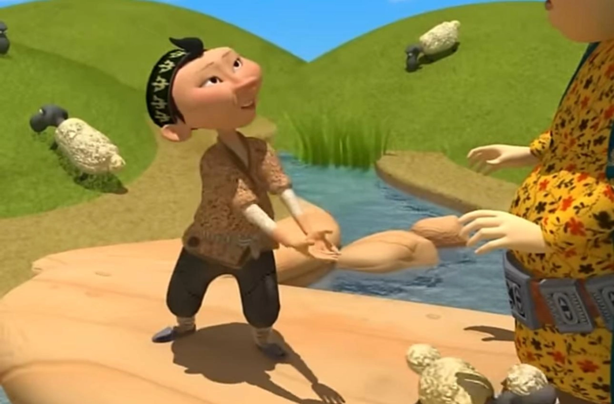 Кадр видео/Қойшы бай