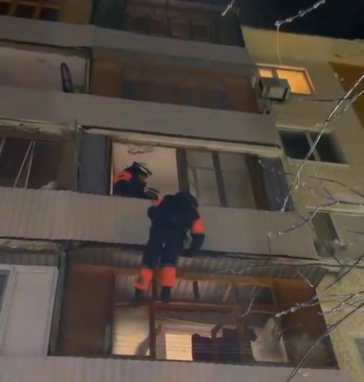 Скриншот с видео МЧС РК