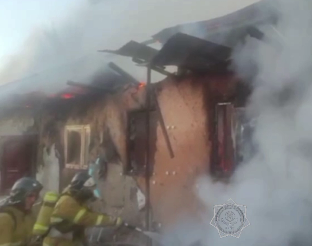 Кадр из видео МЧС РК