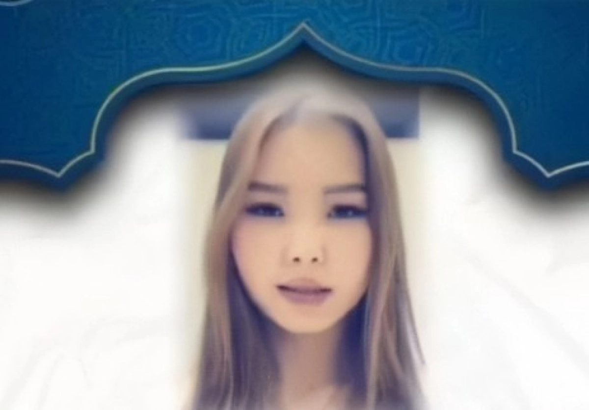 На фото погибшая 18-летняя Дана Сагынгаликызы