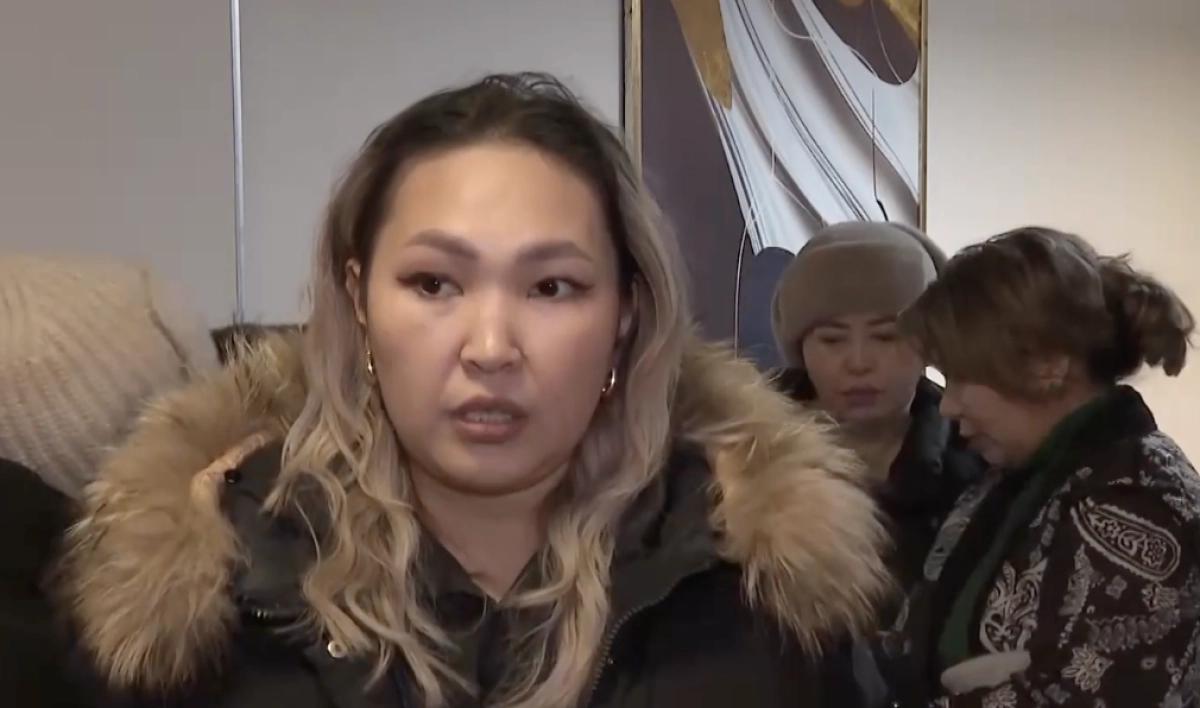 Кадр из репортажа телеканала 24KZ