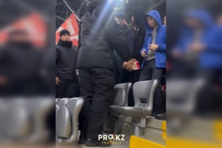 Полиция снимала на камеру фанатов «Актобе» как преступников