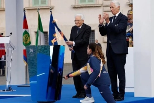 В Риме зажгли огонь зимних Олимпийских игр-2026