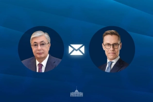 Токаев отправил телеграмму президенту Финляндии