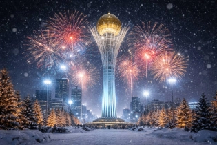 Где смотреть новогодний салют в Астане