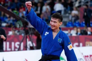 Дзюдоист Нурканат Серикбаев завоевал «золото» Grand Slam для Казахстана