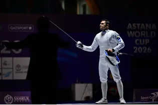 Казахстанец завоевал серебряную медаль Кубка мира по фехтованию