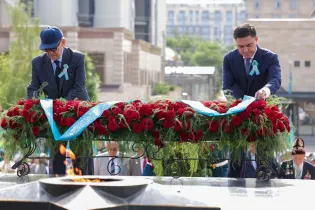 День Победы в Шымкенте: память, благодарность и уважение к ветеранам