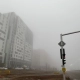 Густой туман накрыл Астану