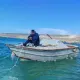 Сильный ветер унес лодку с мужчиной в Каспийском море