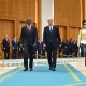 Президент Кении прибыл во Дворец Независимости в Астане